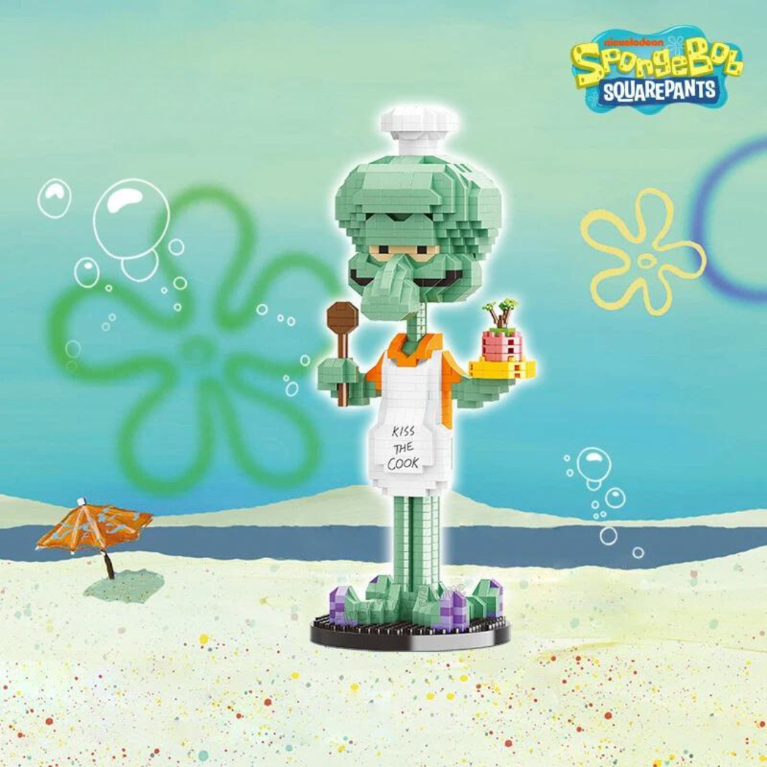 Squidward Tentacles AquaBuilders by Assembi