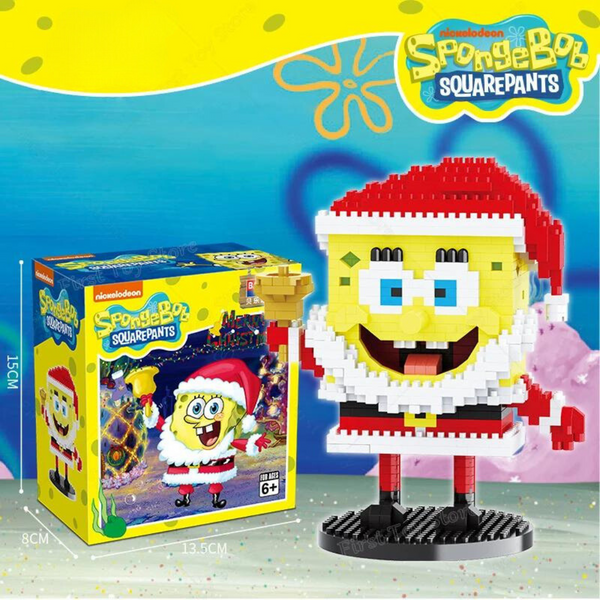 Sponge Bob Christmas AquaBuilders by Assembi